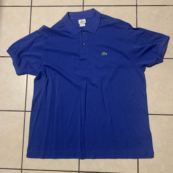 Lacoste Other - Lacoste Men's 9 4XL Blue Short Sleeve Golf Polo Shirt